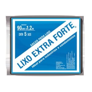 SACO PL LIXO 120LTS 05UNS EXTRA FORTE