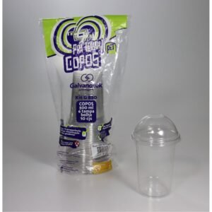 EMB PLAST SF G850 10UN COPO TAMPA BOLHA 500ML GALVANOTEK