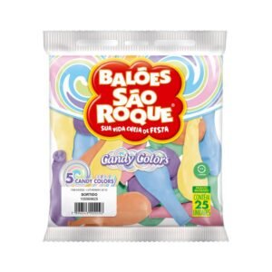 BALAO N.5 CANDY COLORS SORTIDO UN SAO ROQUE