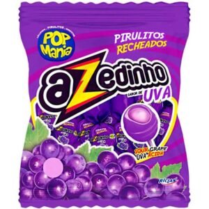 PIRULITO AZEDINHO UVA C/RECHEIO 600G RICLAN