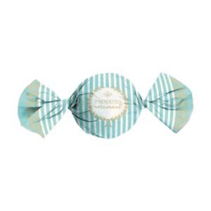 EMBALAGEM P/TRUFA CANDY AZUL 100UN CROMUS