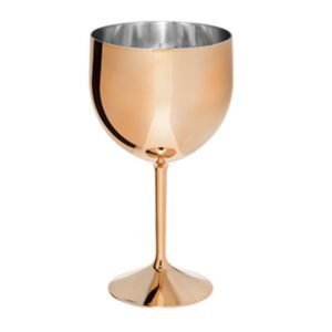 TACA GIN SHELBY METAL ROSE 550ML NEOPLAS