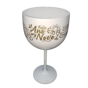 TACA GIN SHELBY ANO NOVO BRANCO 500ML NEOPLAS