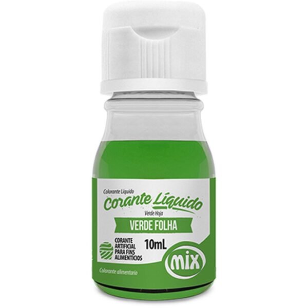 CORANTE LIQUIDO VERDE FOLHAS 10ML MIX