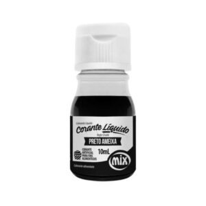 CORANTE LIQUIDO PRETO INTENSO 10ML MIX
