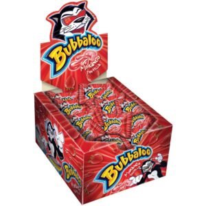 CHICLE BUBBALOO MORANGO 60UN