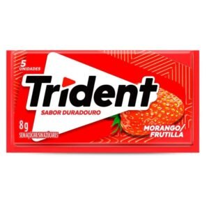 CHICLE TRIDENT MORANGO UN MONDELEZ