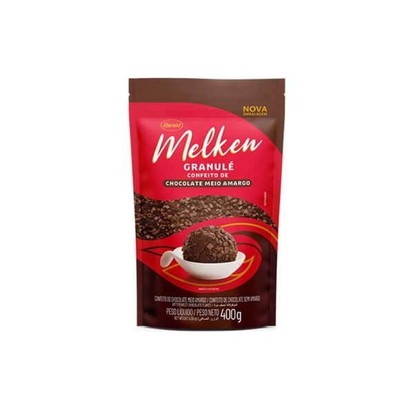 GRANULE MELKEN MEIO AMARGO 400GR HARALD