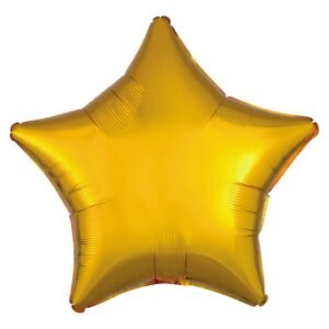 BALAO METAL ESTRELA DOURADO 18" CROMUS