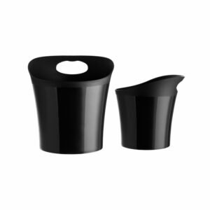 BALDE GELO ELEGANCE 4,5L PRETO NEOPLAS
