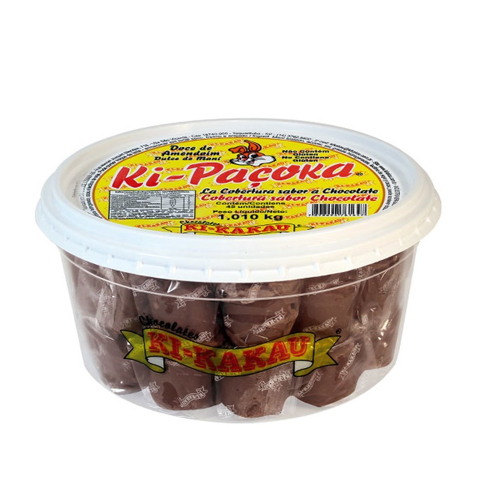 KI-PACOKA ROLHA CHOC LEITE 50UN 1,01KG KIKAKAU