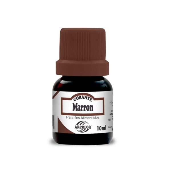 CORANTE LIQUIDO MARROM 10ML ARCOLOR
