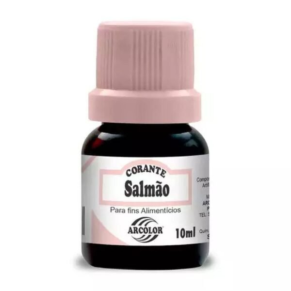 CORANTE LIQUIDO SALMAO 10ML ARCOLOR