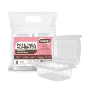 POTE RET C/TAMPA ART 1000ML 24UN RIOPLASTIC