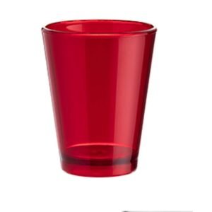 COPO SHOT RAID 55ML VERMELHO TRANSP NEOPLAS