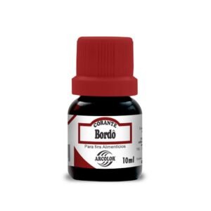 CORANTE LIQUIDO VERMELHO BORDO 10ML ARCOLOR