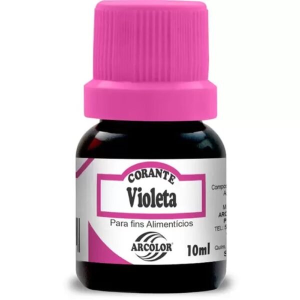 CORANTE LIQUIDO VIOLETA 10ML ARCOLOR