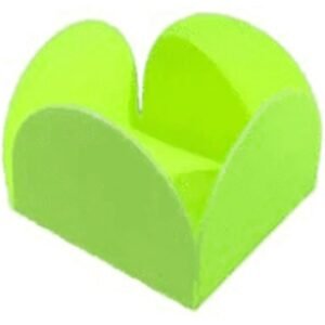 CAIXETA 3,5X3,5CM NEON VERDE 10UN ULTRAFEST