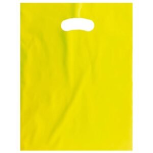 SACOLA BOCA PALHAÇO 16X21 AMARELA UN LELU