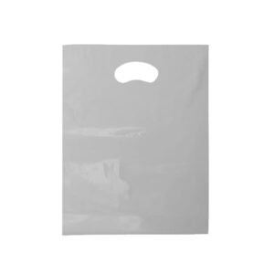 SACOLA BOCA PALHAÇO 16X21 PRATA UN LELU