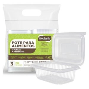 POTE RET C/TAMPA ART 250ML 24UN RIOPLASTIC