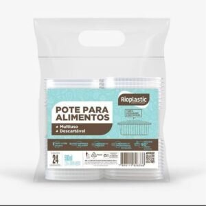 POTE RET C/TAMPA ART 500ML 24UN RIOPLASTIC