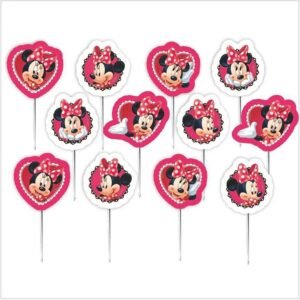 PALITOS DECOR IMP MINNIE 12UN PIFFER
