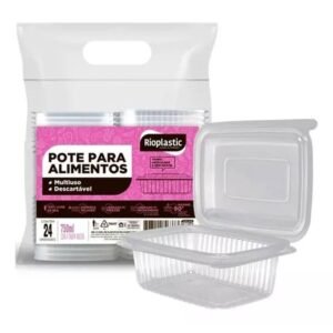POTE RET C/TAMPA ART 750ML 24UN RIOPLASTIC