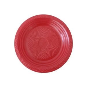 PRATO PR15CM VERMELHO 10UN FORFEST
