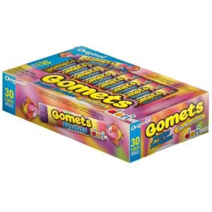 GOMETS GOMA TUBO FRUTAS 32GR DORI