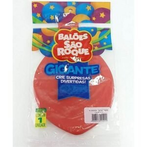 BALAO GIGANTE LISO VERMELHO QUENTE SAO ROQUE.