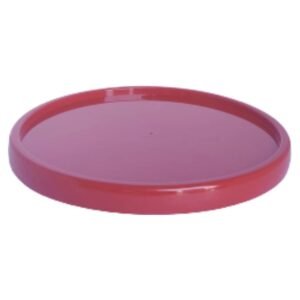 BANDEJA TOPAZIO 23CM VERMELHA FESTPLASTIK