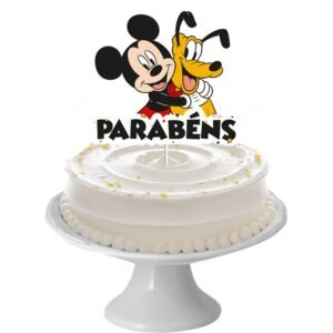 TOPO DE BOLO MICKEY MOUSE UN REGINA
