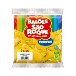 BALAO LISO N.5 AMARELO CITRINO UN SAO ROQUE