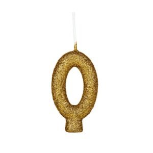 VELA ANIVERSARIO CINTIL DOURADA N.0 REGINA