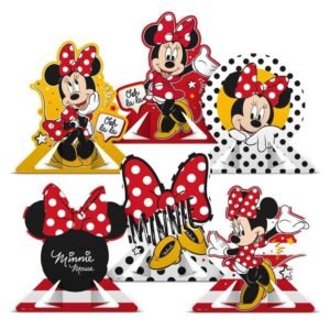 DECORACAO DE MESA MINNIE MOUSE 6UN REGINA