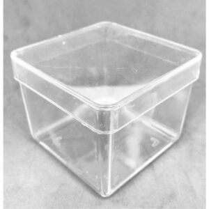 CAIXA ACRILICA 4X4CM TPA CRISTAL 12UN MADU