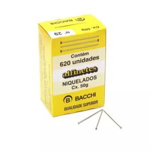 ALFINETE NIQUELADO N.29 50GR BACCHI