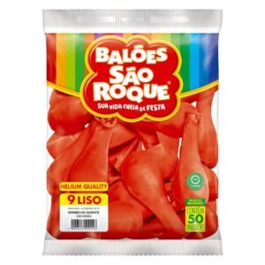 BALAO LISO N.9 VERMELHO QUENTE SAO ROQUE