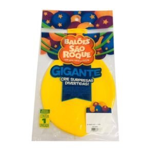 BALAO GIGANTE LISO AMARELO CITRICO SAO ROQUE