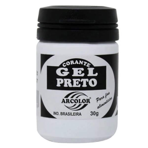 CORANTE GEL PRETO 30GR ARCOLOR