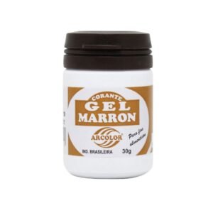 CORANTE GEL MARROM 30GR ARCOLOR