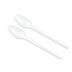 COLHER SOBREMESA BRANCA 50UN PLASTILANIA