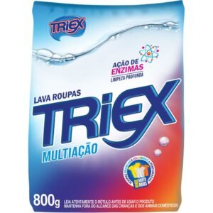 LAVA ROUPAS EM PO MULTIACAO 800GR TRIEX