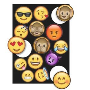 ADESIVO DECORATIVO P/FESTA ZAP ZAP 15UN