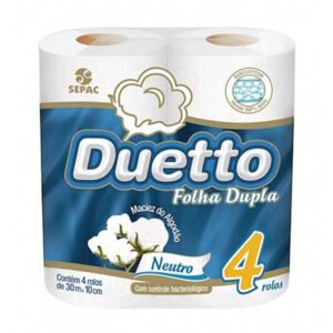 PAPEL HIGIENICO NEUTRO 30MT DUETTO