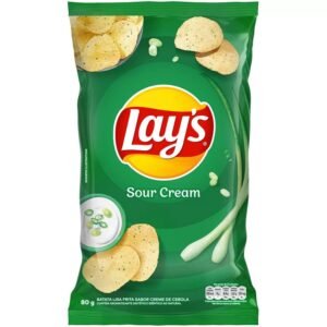 BATATA LAYS LISA FRITA SOUR CREAM 80GR PEPSICO