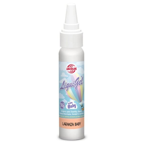 CORANTE LIQUIGEL LARANJA BABY 30GR ARCOLOR