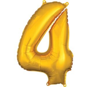 BALAO METAL N 4 OURO 14" CROMUS