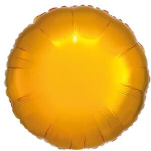 BALAO METALIZADO REDONDO OURO 18" CROMUS